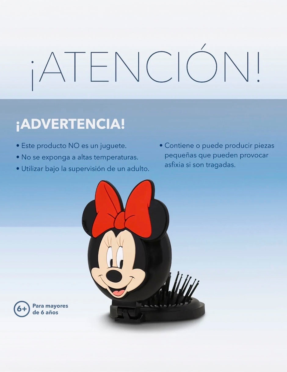 Cepillo para cabello Disney de plástico