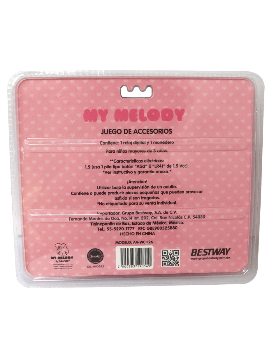 Set reloj my melody