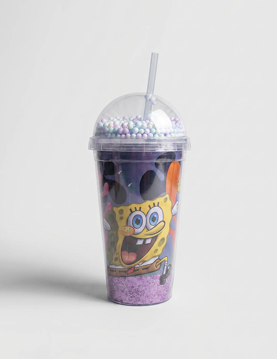 Vaso con tapa de plástico 1