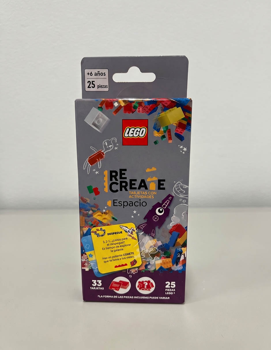 Juego de mesa juego infantil recreate lego espacio novelty
