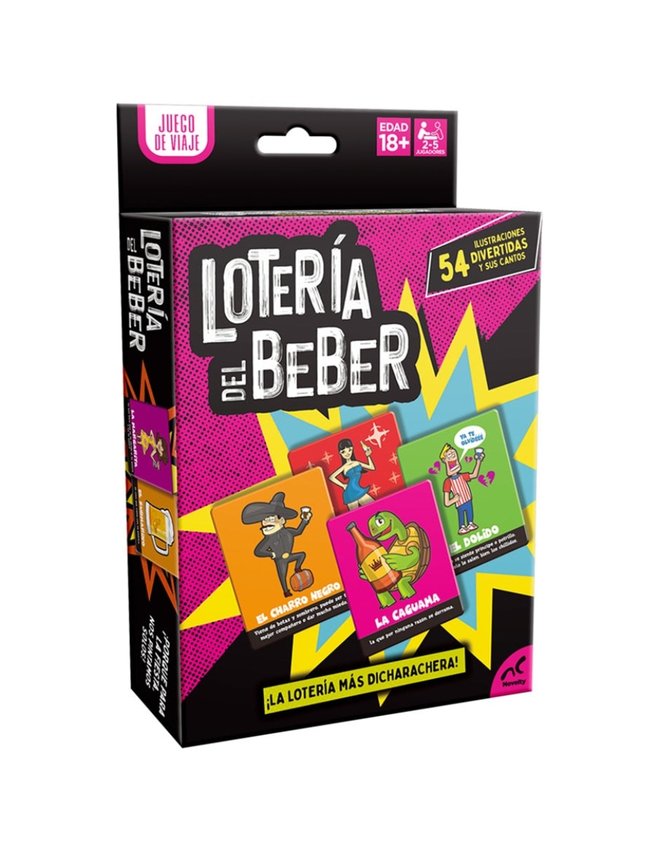 Lotería del beber de viaje novelty