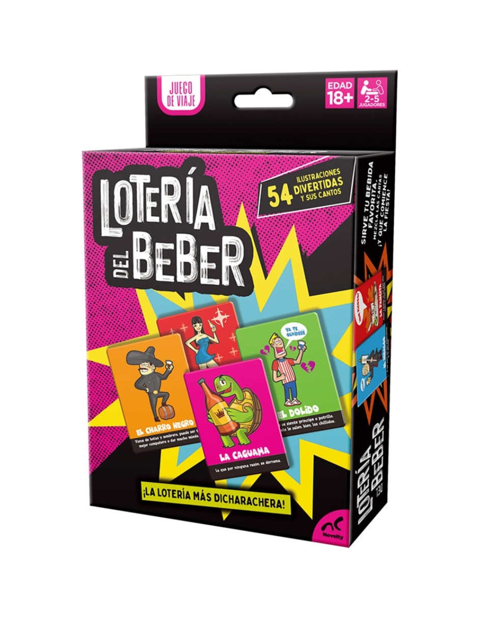Lotería del beber de viaje novelty