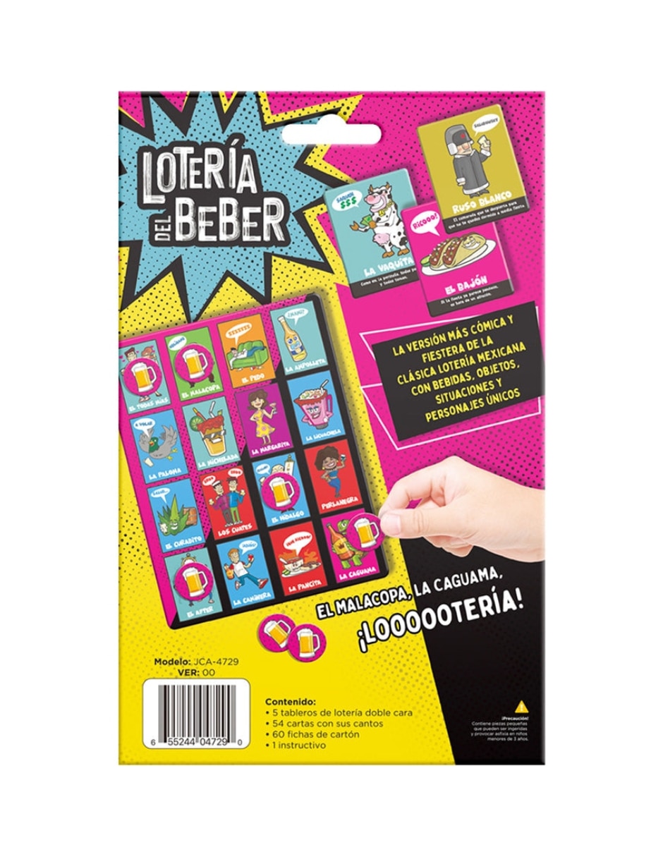 Lotería del beber de viaje novelty