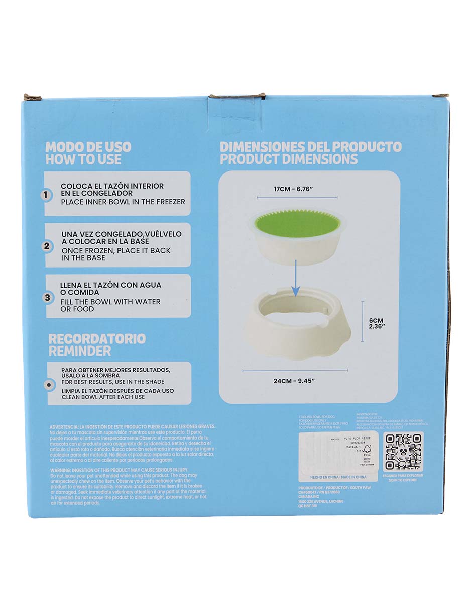 Plato para perro South Paw 473 ml 10